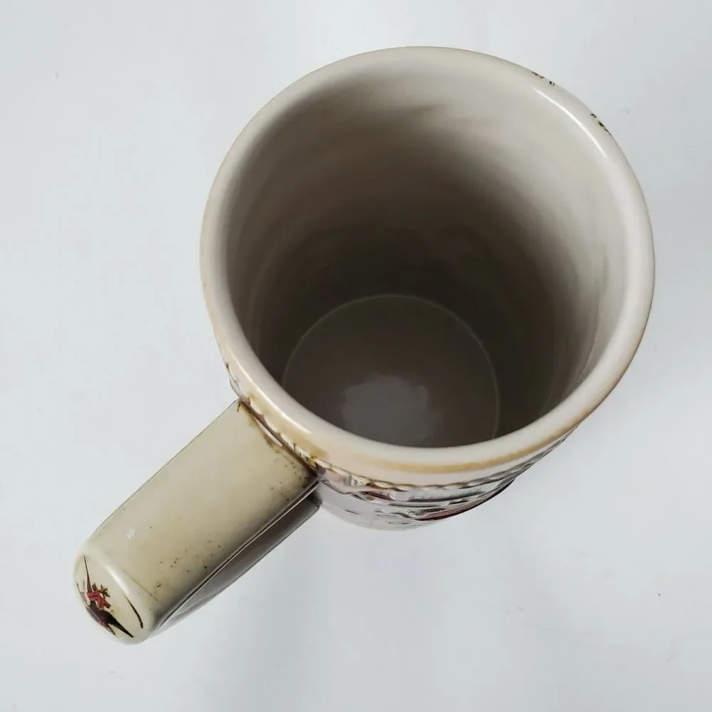 Vintage Budweiser Holiday Stables Clydesdale Beer Stein‎ Large Mug